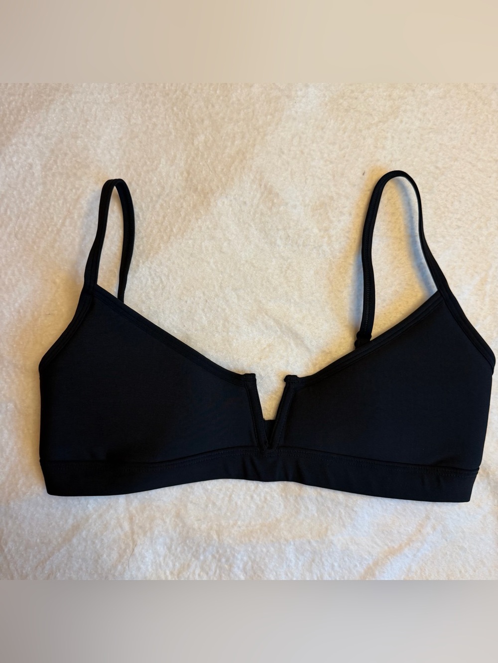 Pepper V-Wire Bikini Top Black Size M